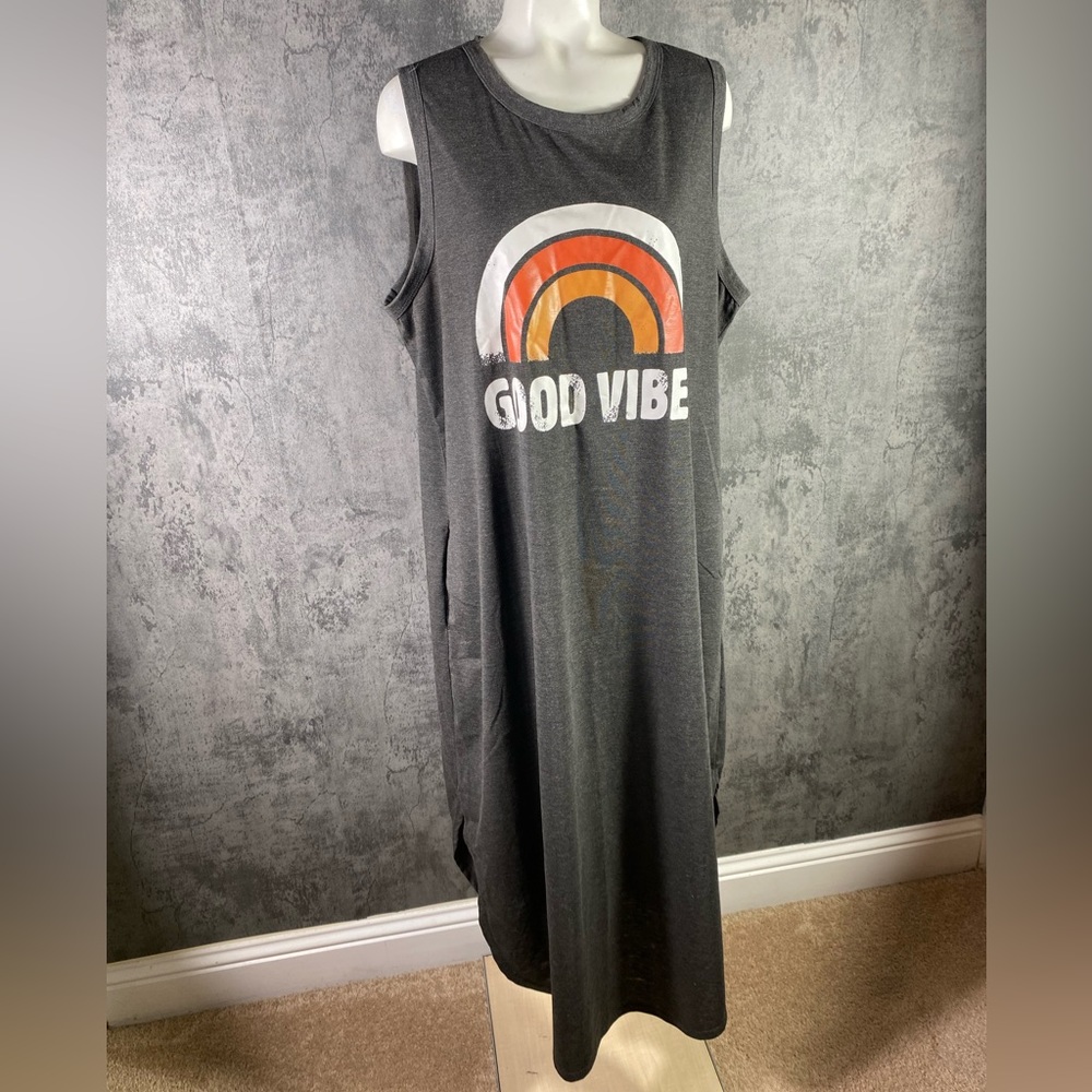 Good Vibes Cotton Dress